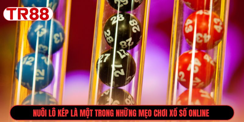 Nuôi lô kép là một trong những mẹo chơi xổ số online